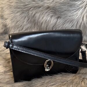 Patricia Nash Elegant Black Leather Women's Crossbody Bag